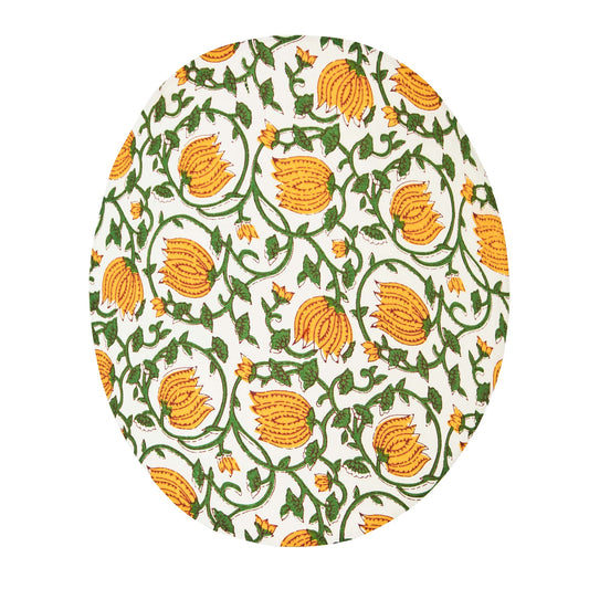 Applique M stampa Tulipani Gialli