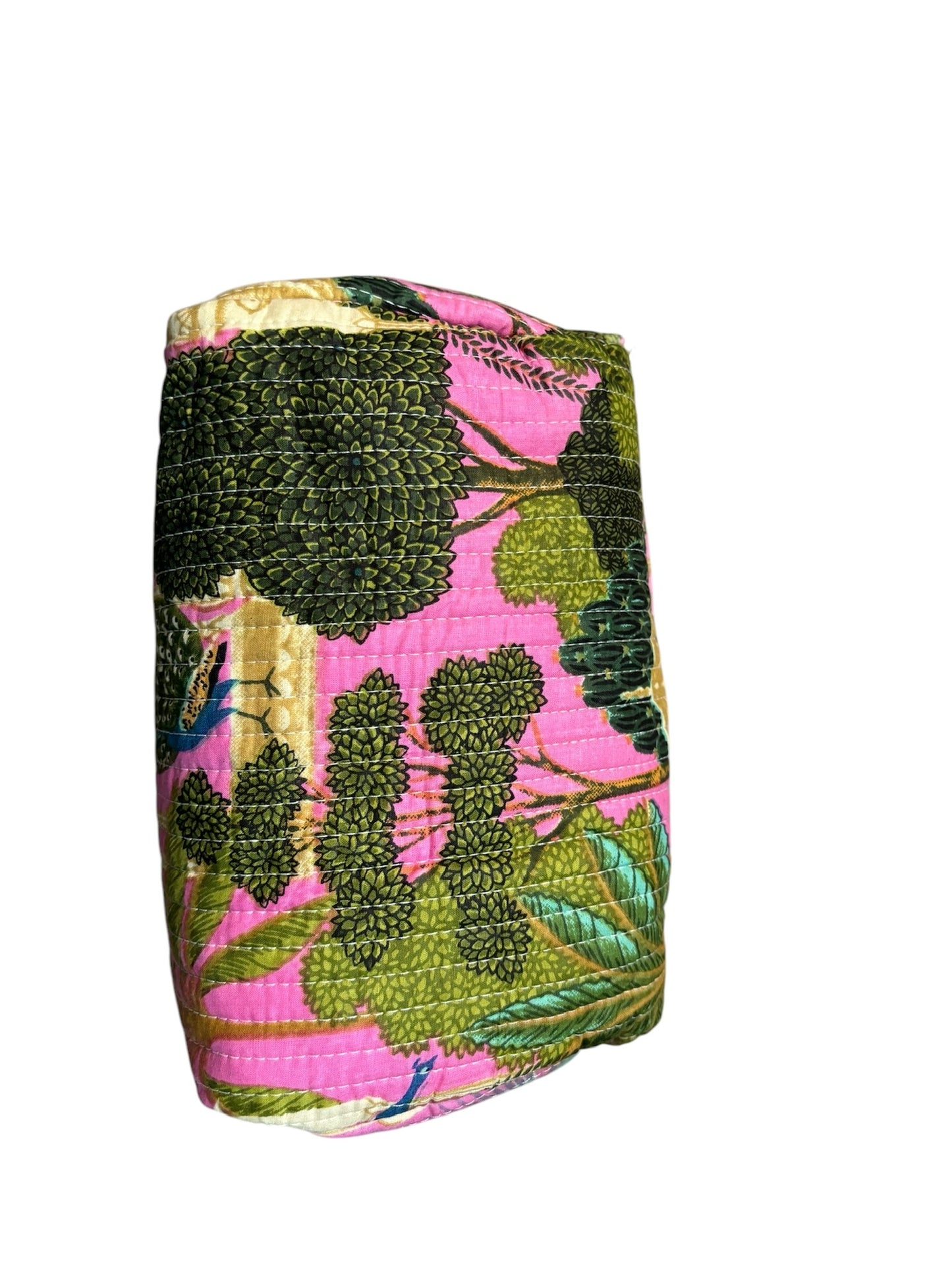 Beauty case Rosa stampa Pavoni - L