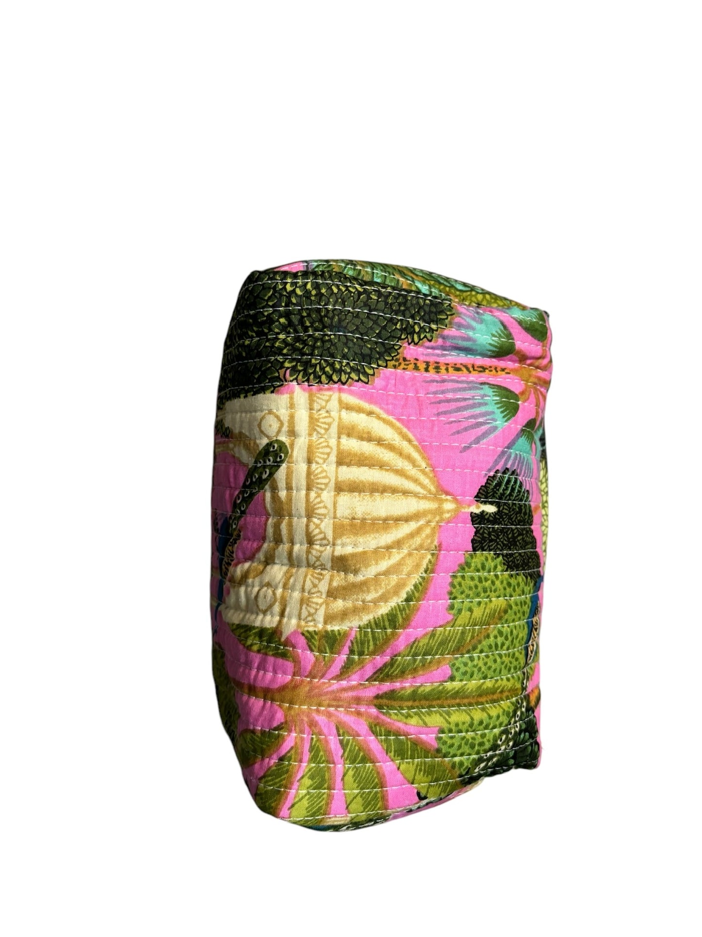 Beauty case Rosa stampa Pavoni - M
