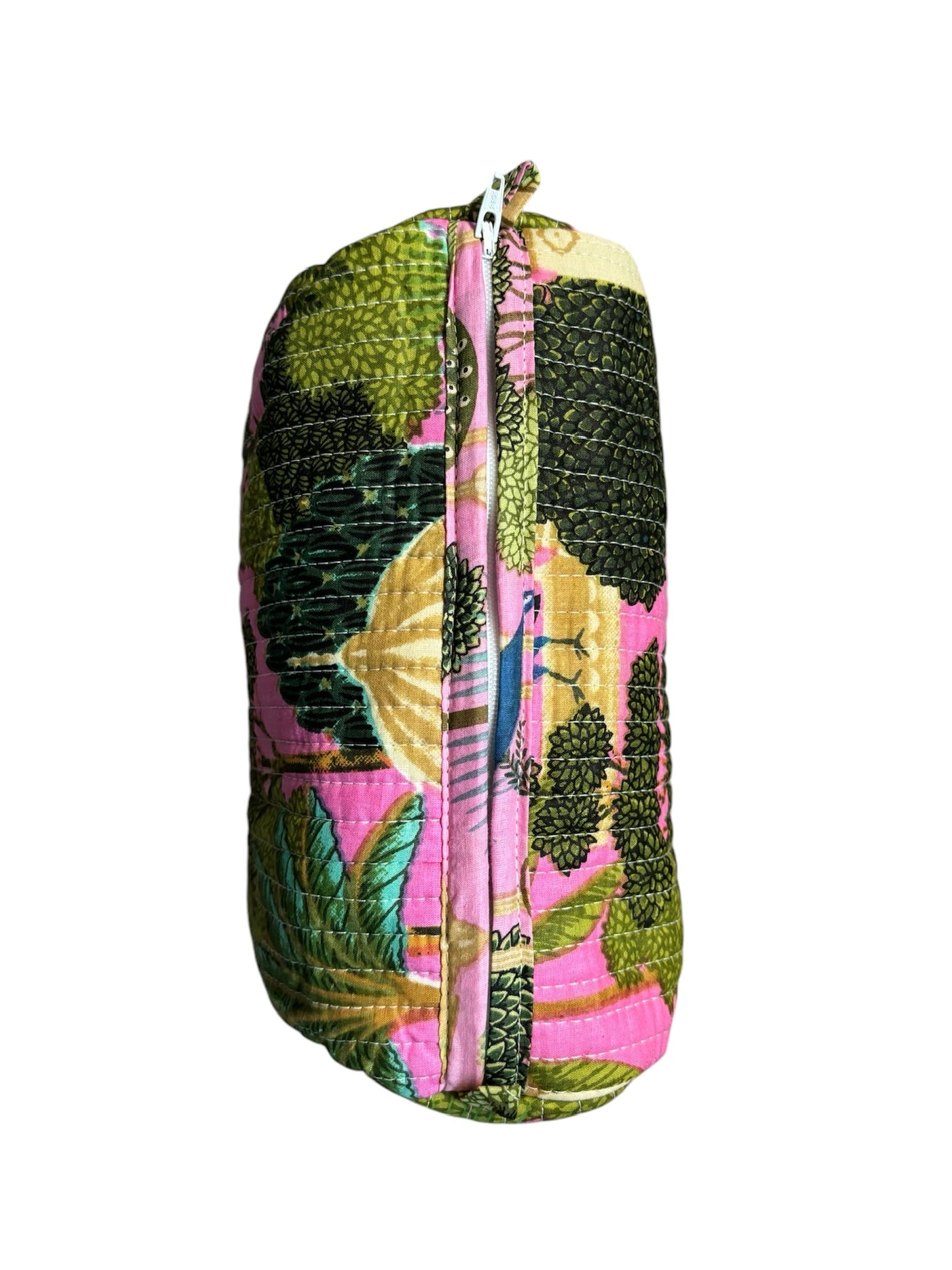Beauty case Rosa stampa Pavoni - L