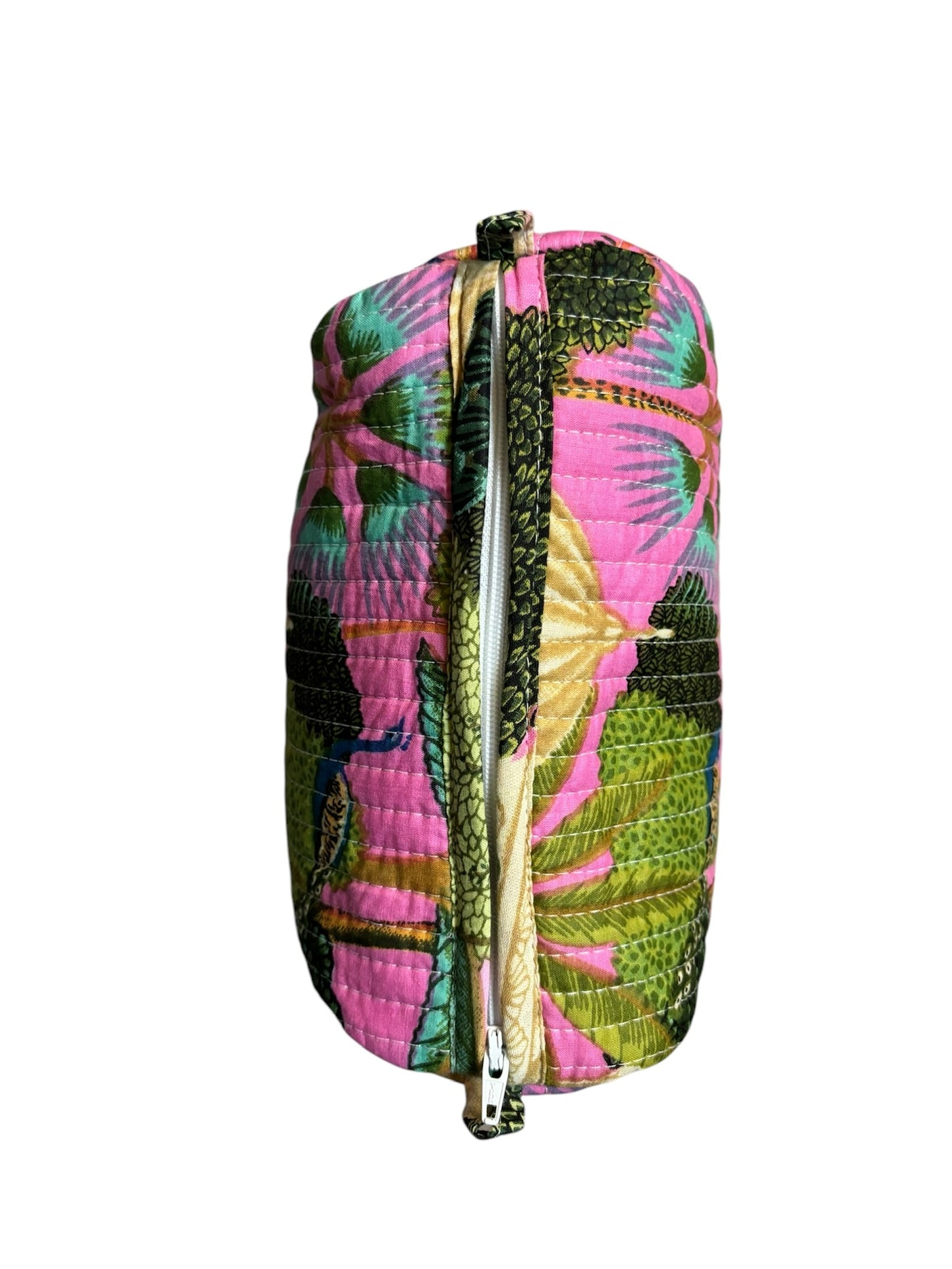 Beauty case Rosa stampa Pavoni - M