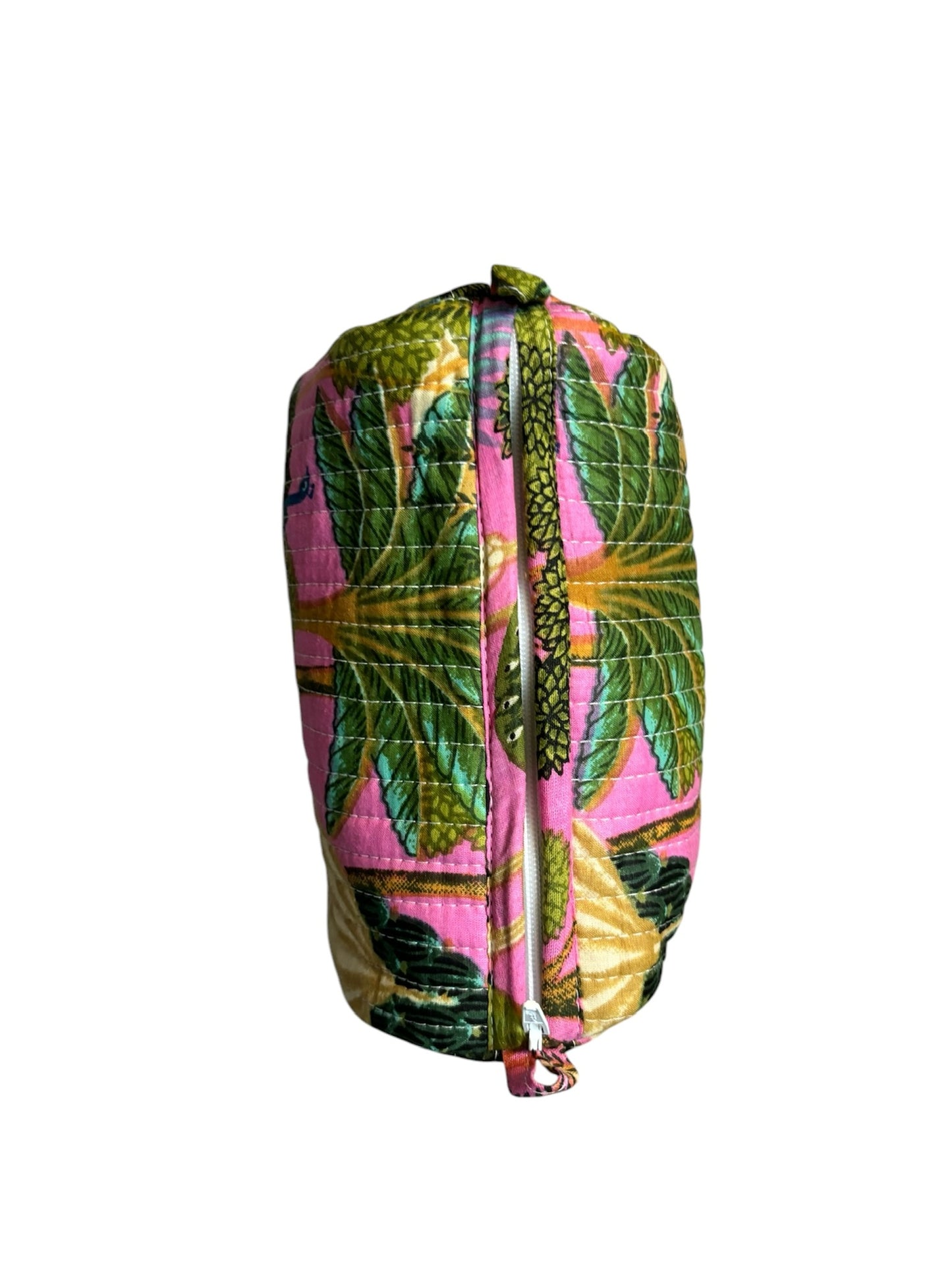 Beauty case Blu stampa Pavoni - S