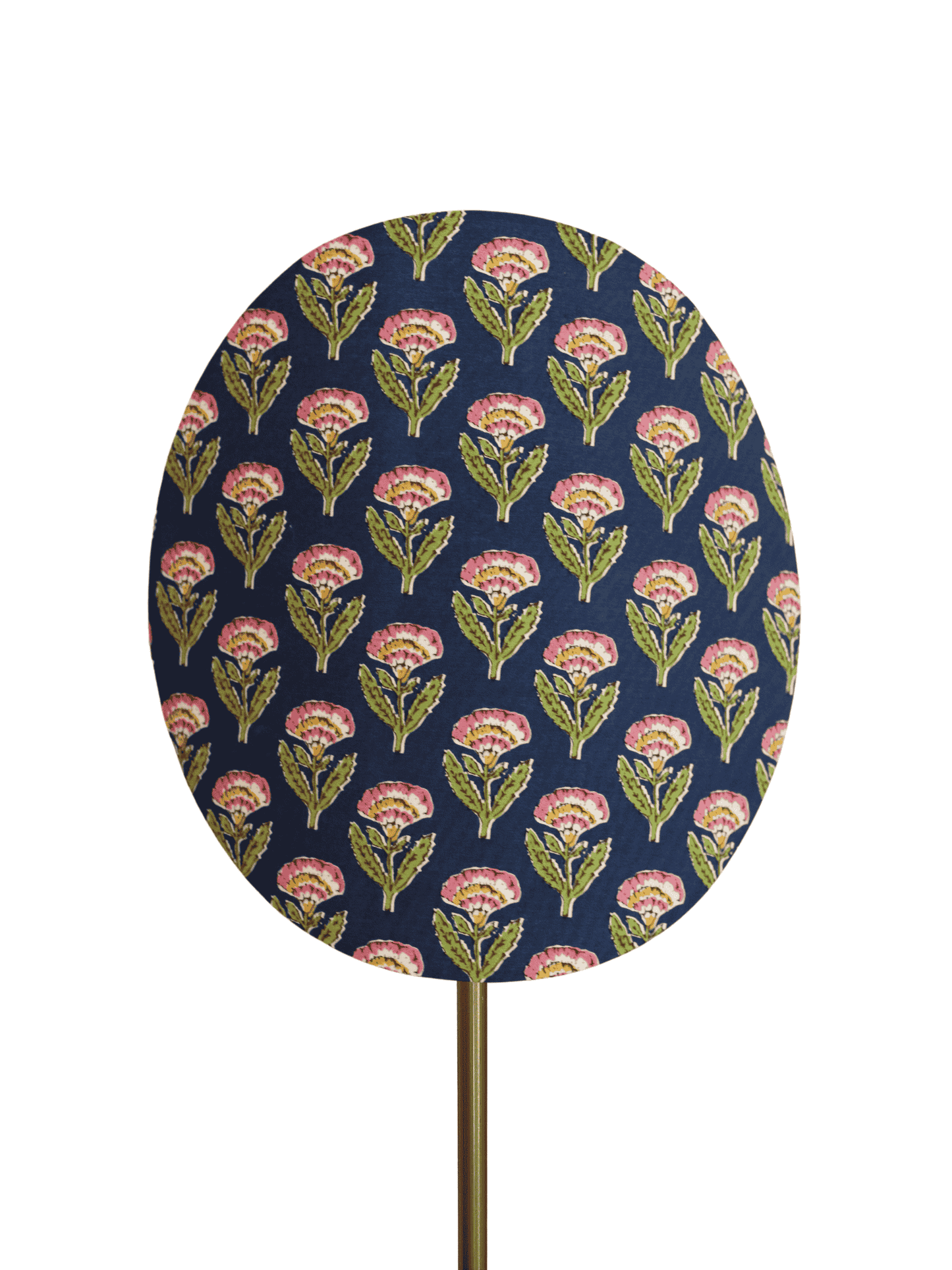 Applique M stampa Primule rosa