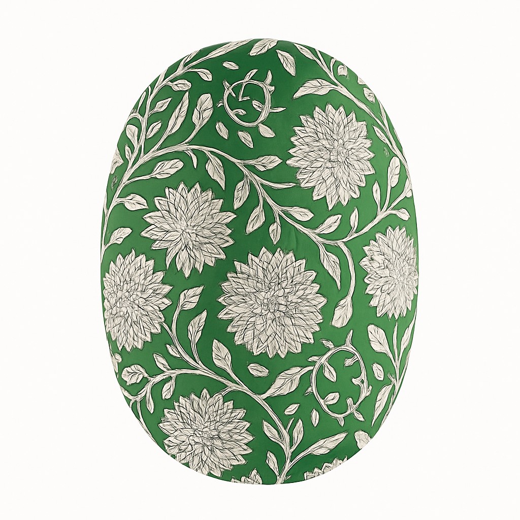 Applique M verde bosco